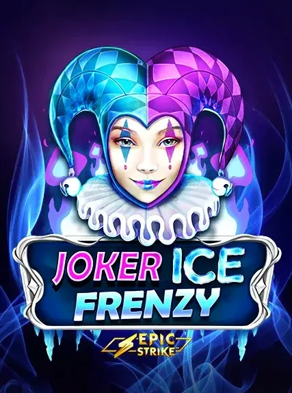 Decorative casino game artwork for GQbet: Joker Ice Frenzy Epic Strike